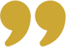 Gold quotation marks on black background.